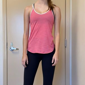 Lululemon pink tank top